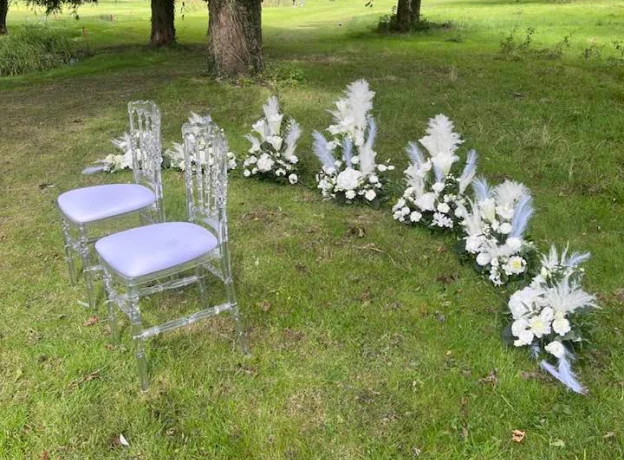 Décoration florale extérieure de Mariage Miss Flor à Crécy la Chapelle - Seine et Marne (77)