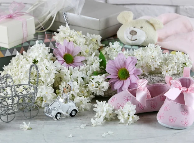 Fleurs de Bâptème et de naissance, Fleuriste Miss Flor à Crécy la Chapelle - Seine et Marne (77)